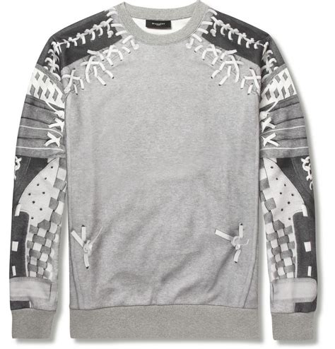 givenchy baseball print jersey sweatshirt|Givenchy Sweatshirts for Men .